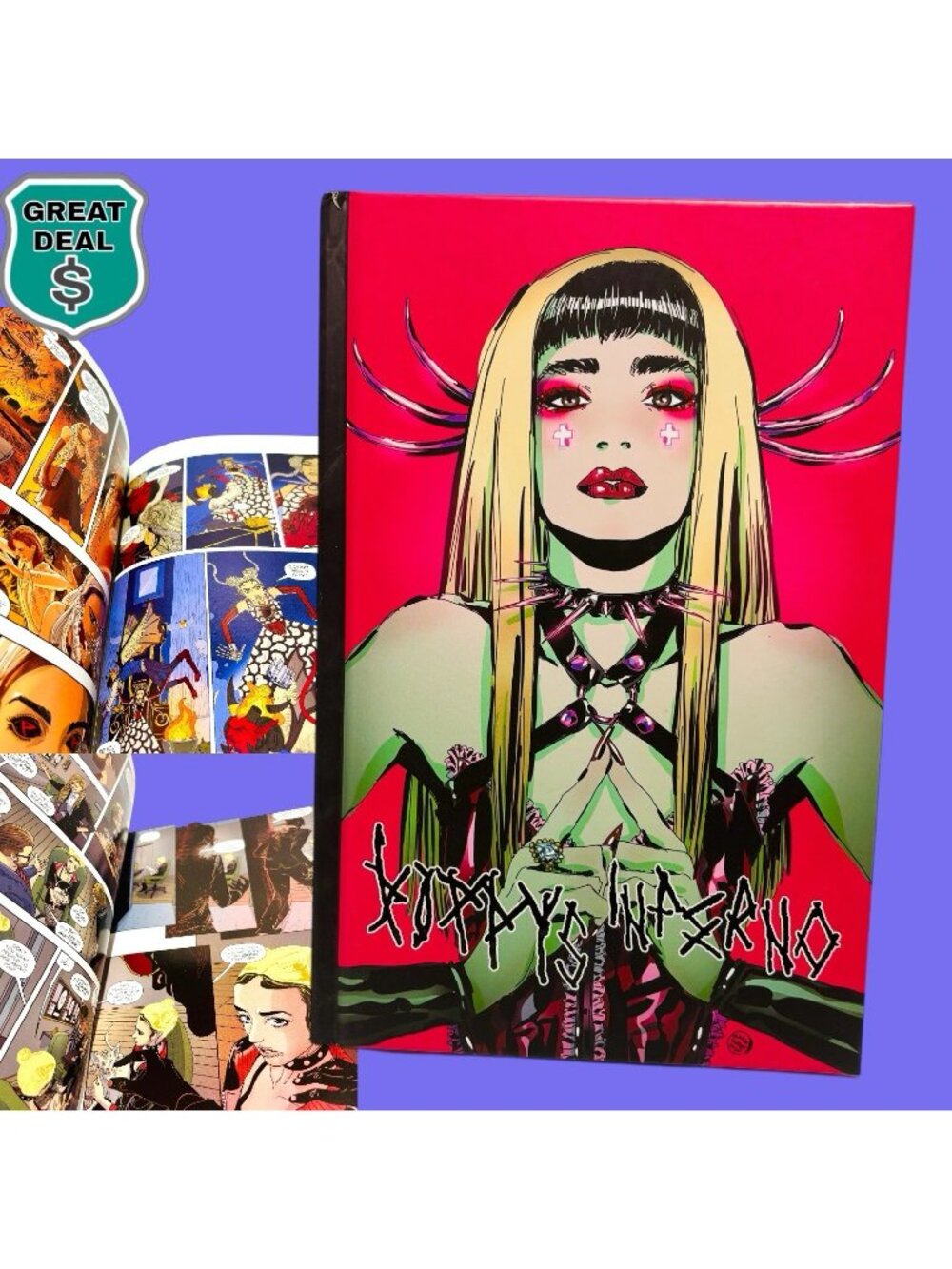 Poppy: Poppys Inferno Deluxe Hardcover Graphic Novel Book.
